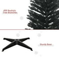 thumbnail image 4 of Resenkos 7ft Slim Artificial Pencil Christmas Tree - 499 Realistic Branch Tips & Plastic Stand, Black, 4 of 7