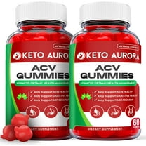 (2 Pack) Keto Aurora Keto ACV Gummies - Supplement for Weight Loss - Energy & Focus Boosting Dietary Supplements for Weight Management & Metabolism - Fat Burn - 120 Gummies