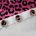 thumbnail image 4 of jejeloiu Cute Leopard Pattern Curtains Pack of 2 (42x84 Each),Modern Cheetah Print Curtains Blackout,Pink Black Bedroom Curtains For Girl Teens,Microfiber Bedroom Decor, 4 of 6
