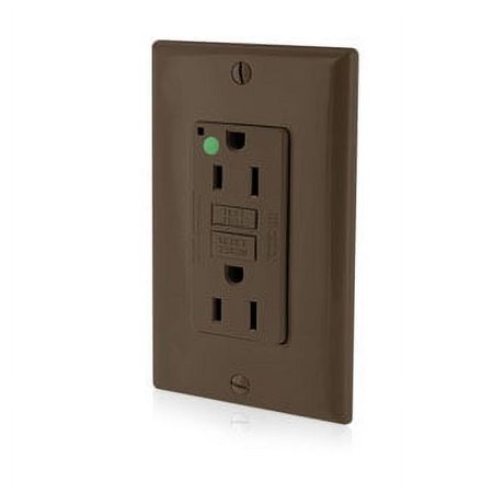 Leviton GFNT1-HG ST HG 15A SLIMLINE GFCI