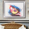 thumbnail image 2 of Chromatic Half-Face Canvas Wall Art Modern Home Decor Painting Picture Print, Unframed, 2 of 6