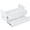 White, variant on VIVO Black Dual Level 16" Pull Out Under Desk Storage Drawer Set without Shell