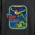 thumbnail image 3 of Disney - Peter Pan - Flight School - Fly Away to Adventure - Women's Lightweight French Terry Long Sleeve Shirt, 3 of 5