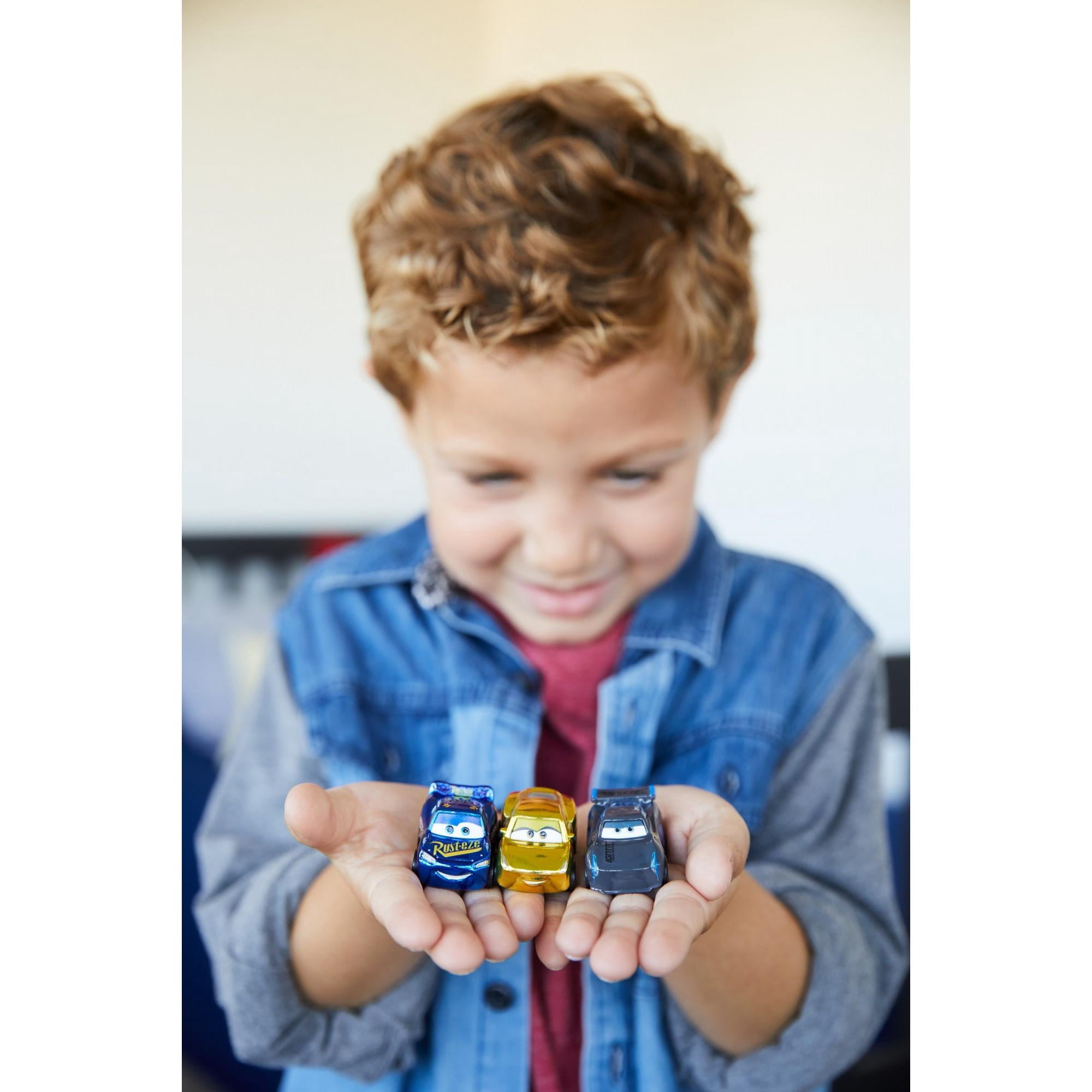 Disney Pixar Cars Mini Racers Metallic Deco Car Vehicle Playset (3 Pieces)