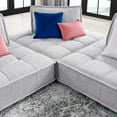 thumbnail image 3 of Modway Saunter 3-Piece Tufted Fabric Fabric Sofa, 3 of 10