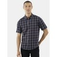 thumbnail image 3 of George Men's & Big Men's Short Sleeve Poplin Button-Up Shirt, Sizes S-3XL, 3 of 5