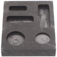 thumbnail image 1 of Moule à Lingot de Graphite 5 Fentes pour Affinage, Fusion de Graphite, Moulage pour Or Argent, 1 of 9