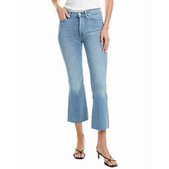 DL1961 womens Bridget East Port Crop Bootcut Jean, 24, Blue
