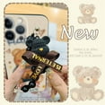 thumbnail image 4 of KBS-Phone Case For MOTO G 5G 2024, Bear bracelet cute Cartoon Black pearl pendant Simplicity Dirt-resistant Anti-knock protective case silicone soft case Waterproof Back Cover, 4 of 9