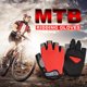 thumbnail image 4 of Guantes de ciclismo Antideslizante Verano Transpirable Deporte Bicicleta Bicicleta Medio dedo Guantes, 4 of 6