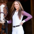 thumbnail image 3 of Equine Couture Women Smyrna Printed Long Sleeve Show Shirt, 3 of 6