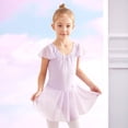 thumbnail image 5 of SDNall Ballet Leotards for Girls Children'S Dance Leotard Clothes Summer Flying Sleeve Training Clothes Toddler Dance Outfits Age:4-5 Years, 5 of 9