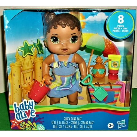 Baby Alive Sun ‘N Sand Baby 8pc Set Hasbro