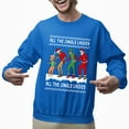 thumbnail image 2 of Christmas Sweatshirt, All The Jingle Ladies Holiday Dance Line Sweatshirt, Funny Christmas Party Sweatshirt, Playful Gift for Him & Her, 2 of 5