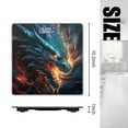 thumbnail image 2 of High Precision Body Weight Scale Smart Bathroom Scales with Large LCD Display(400lbs),Decorative for Bedroom-Blue Dragon With Glowing Red Eyes And Fire, 2 of 4