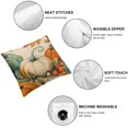 thumbnail image 6 of nygtbtfer Fall Pillow Covers Teal Orange White Green Pumpkins Decorative Couch Pillow Cases Set of 2 Thanksgiving Throw Pillows Farm Decor For Room Porch Patio Couch Outdoor White, 6 of 7