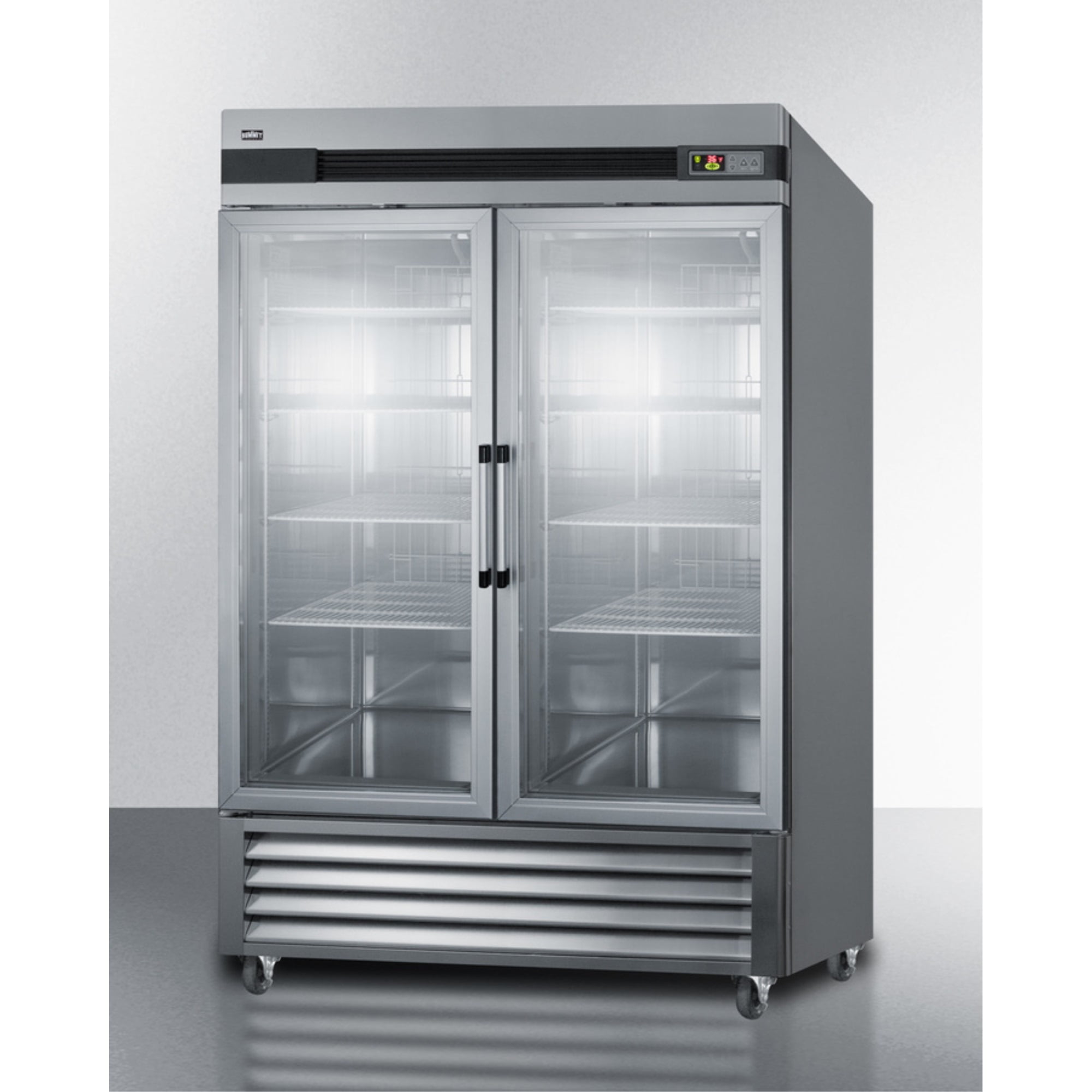 Summit SCR49SSG 56" Wide 49 Cu. Ft. Commercial Reach-In Refrigerator - Stainless Steel