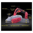 thumbnail image 2 of Electric Planer Carpentry Tools Flip-mounted Planer Woodworking Multi-function Hand Planing Machine Household Tool, 2 of 6