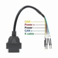 thumbnail image 4 of 16 Pin Obd Obd2 Female K Can Jumper Tester Connector Car Diagnostic Extension Cable Cord Pigtail, 4 of 4