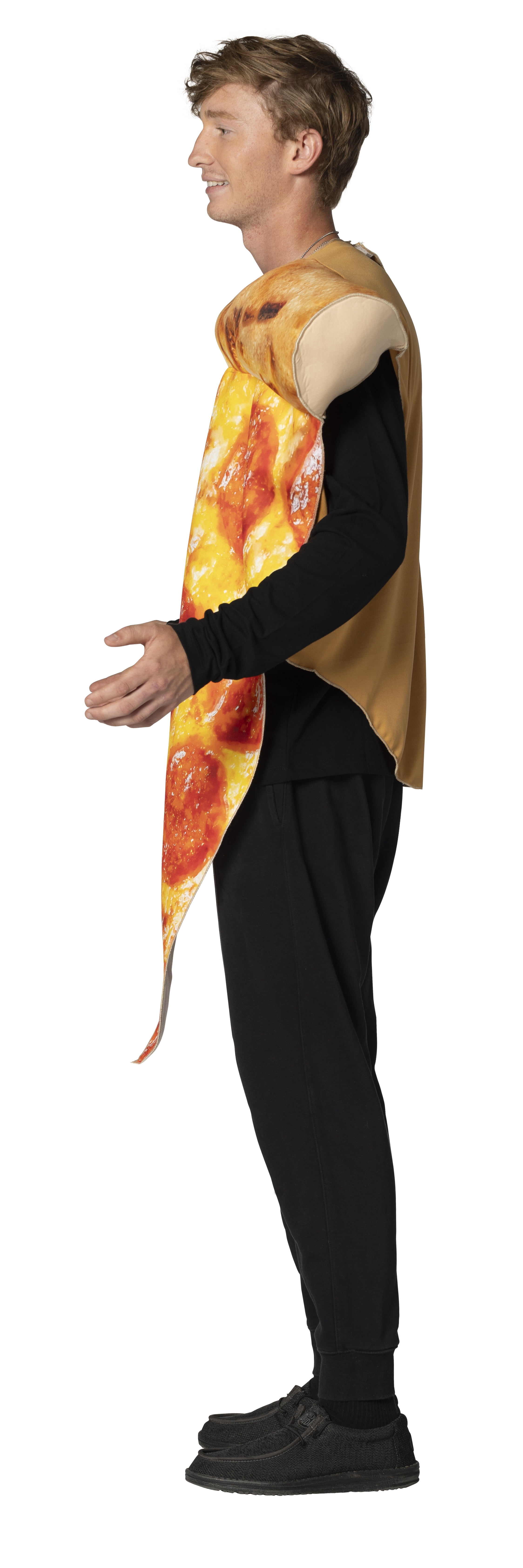 Imposta Costumes Adult Pepperoni Pizza Slice Halloween Costume Tunic, Size Small to Extra Large