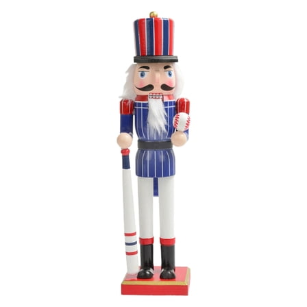 ZPAQI 15 Inch Wooden Nutcracker Soldier Athlete Figures Doll Figurine Puppet Toy Home