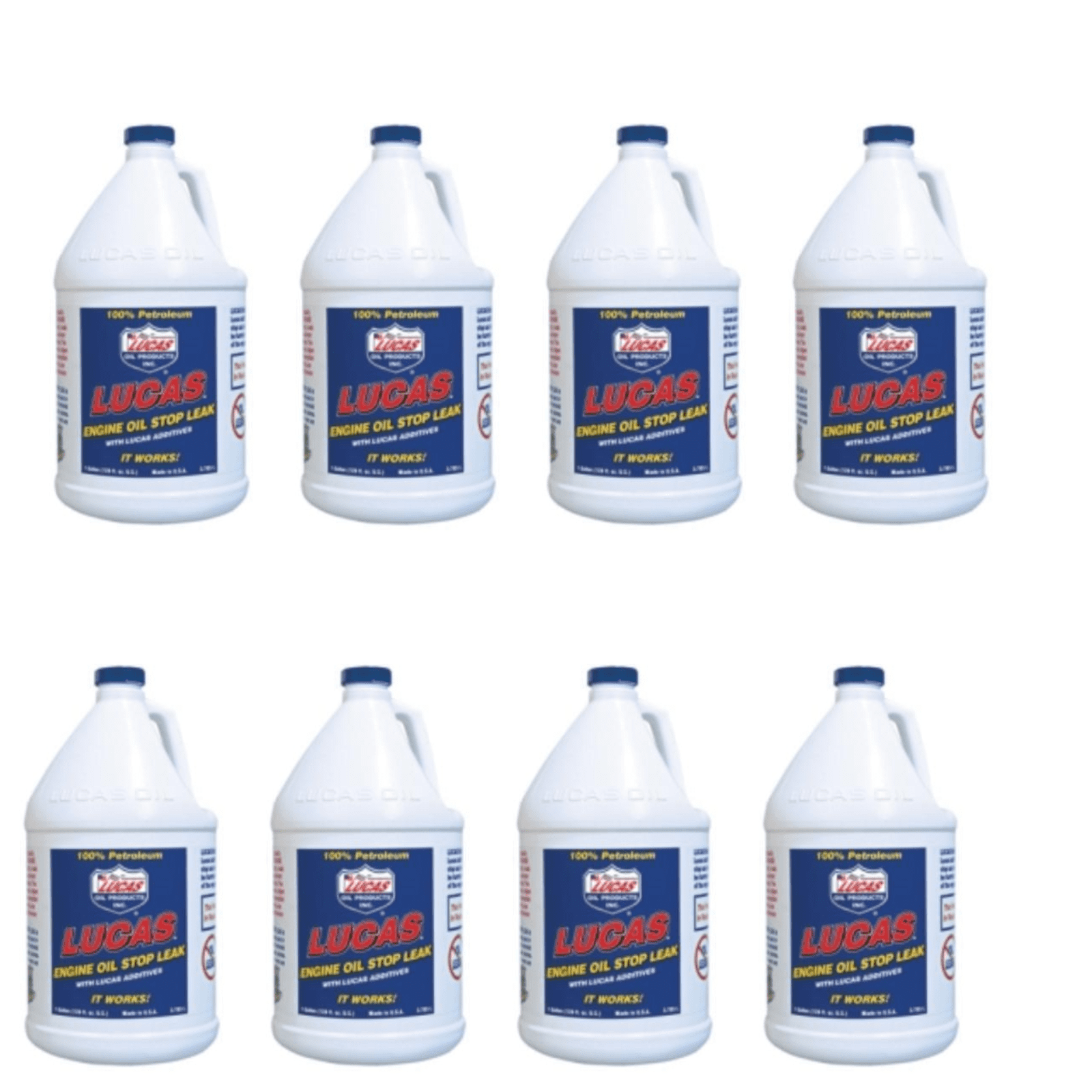 Lucas Oil 10279 Engine Oil Additives, Engine Oil Pack of 8
