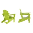 thumbnail image 2 of Chaise Adirondack Pliante en Poly pour Extérieur (Ensemble de 2), 2 of 6