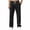 Black, variant on Mens Joggers Sports Trousers Drawstring Stretch Elastic Waist Sweatpants Casual Smart Work Plain Rugby Trouser Straight Leg Formal Golf Pants for Yoga Workout Fishing Cycling Running