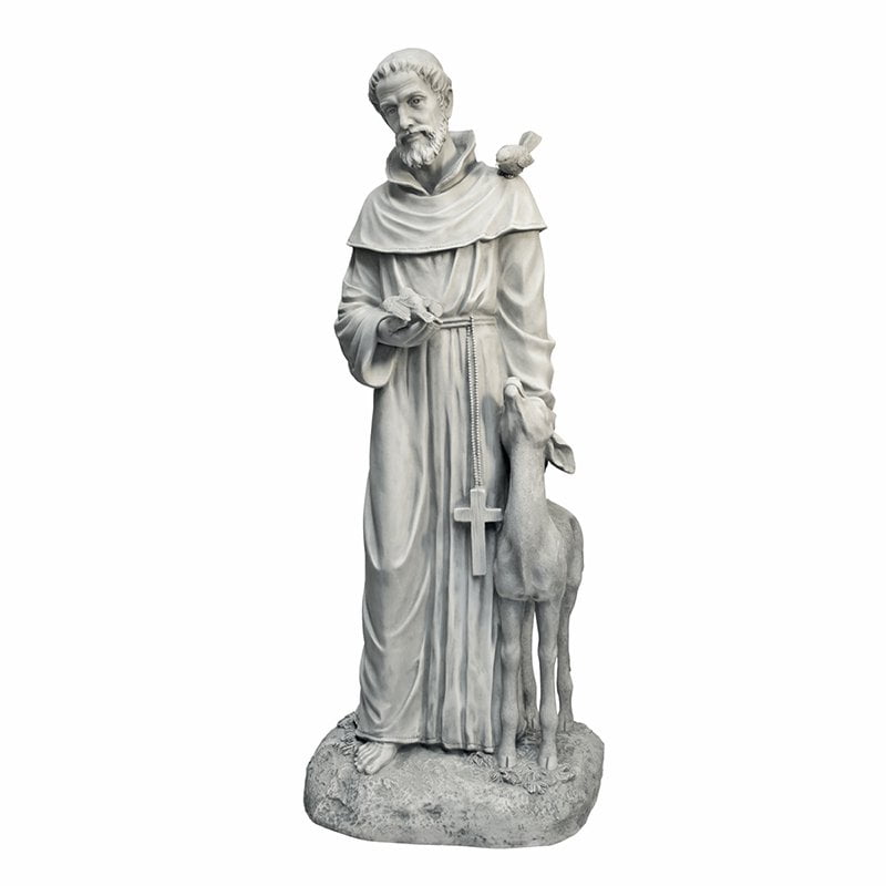 Saint Francis of Assisi, Patron Saint of Animals Garden Statue by Design Toscano