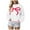 White, variant on larppty Womens 2025 Fall Sweater Long Sleeve Crewneck Knit Sweaters Cute Bow Pullover Tops Fashion Outfits (White, M)