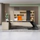 thumbnail image 3 of Laptop Executive Reception Desks Vanity Office Meeting Work Study Table Drafting Console Executive Mesa Media Console Furniture My Lux Decor Round, 3 of 15