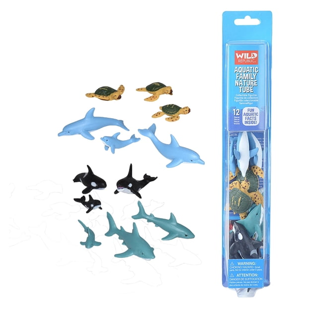 Figuras de animales Wild Republic Aquatic Family