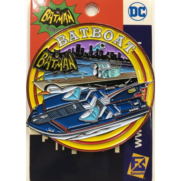 DC Comics Batman 1966 Collection BATBOAT Licensed FanSets Pin MicroJustice