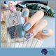 thumbnail image 1 of 2 botellas de esmalte de uñas fácil de despegar, alto brillo, a base de agua, esmalte de uñas brillante esmerilado, n.° 05, 1 of 1