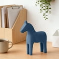 thumbnail image 5 of Mnhhatv Large Wooden Horse Sculpture Home Decor for Living Room TV Cabinet Tea Table Display Minimalist Modern Style with Smooth Lines and Calm Colors for Shelf Table Office Accent and Art Collection, 5 of 6