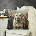 thumbnail image 2 of SHANXI Collection Pillow Set Pillow Case Black White Brown Dogs Throw Pillows Covers Dog Throw Pillows Home Decorative for Sofa Dog Pillow Set 12x12in, 2 of 5