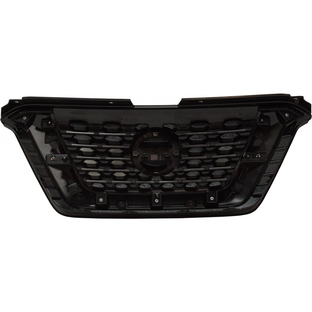For Nissan Kicks 2018 2019 Grille Textured Black w/ Chrome Molding S/SV Model | Replacement For NI1200301 | 623105RB0A