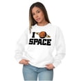 thumbnail image 4 of Saturn Love I Heart Outer Space Sweatshirt for Men or Women Brisco Brands X, 4 of 6