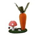 thumbnail image 2 of Cat Scratching Post Carrot Cat Scratcher Post Sisal Cat Tree Furniture Protector Mushroom 40x30x40cm, 2 of 6