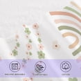 thumbnail image 4 of GZHJMY Colorful Flower Rainbow Soft Cotton Towel Sets 2 Piece,1 Bath Towel 1 Hand Towel Quick Dry Highly Absorbent Bath Towels Washcloths for Bathroom, Gym, Hotel, and Spa Bathroom Towels, 4 of 7