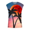 thumbnail image 4 of IROINNID Round Neckline Tank Tops For Men Sleeveless Sports Tank Tops Vest Pullover Graphic Print Tops, 4 of 5