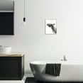 thumbnail image 3 of Stupell Industries Donkey Bathroom Splash Animals & Insects Painting White Framed Art Print Wall Art, 11 x 14, 3 of 9