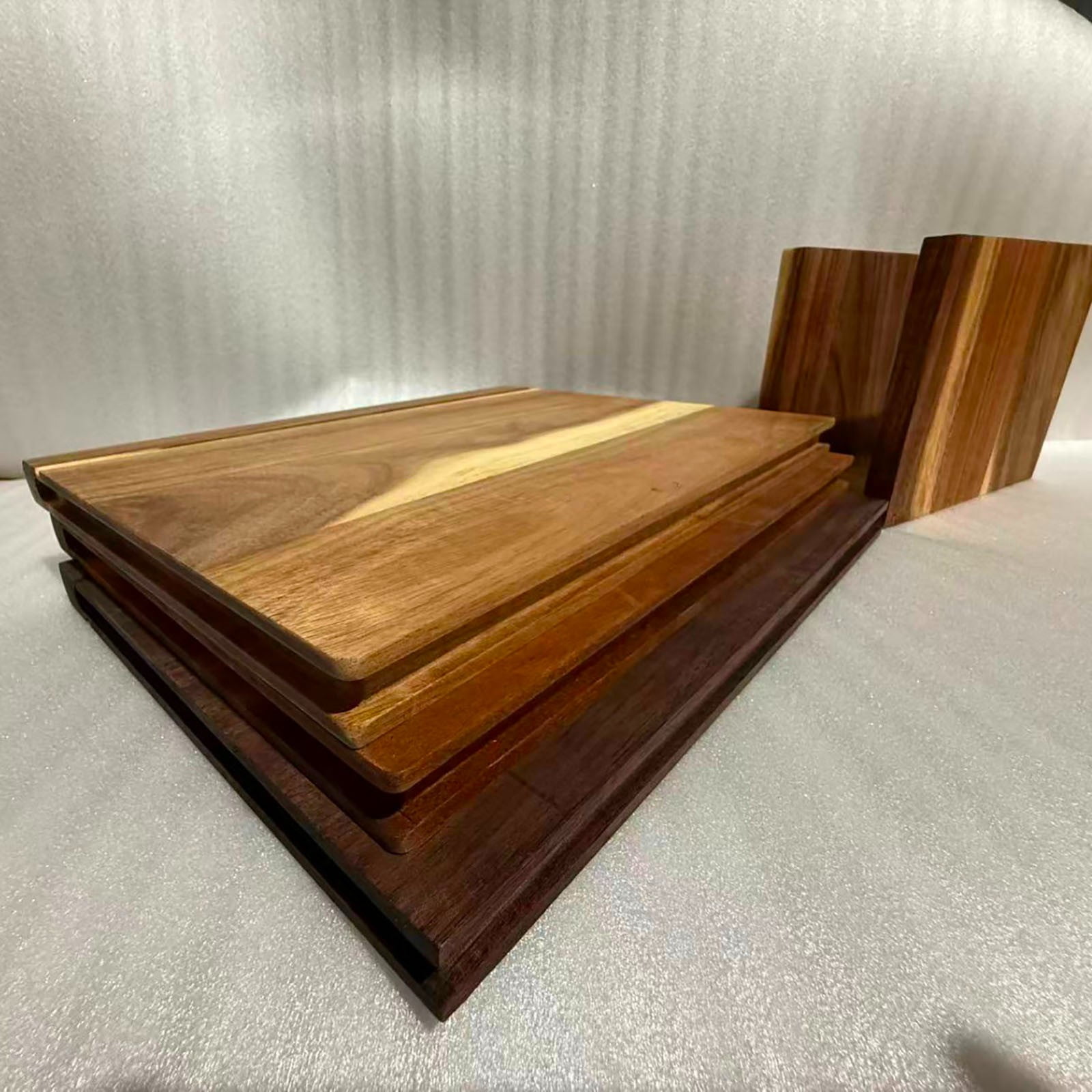 Cutting Board that Looks like Books, Set of 3 Solid Wood Book Shaped Cutting Board Library with Wooden Stand, for the Books Loving Chef