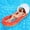 Red, variant on Pool Float with Canopy, Adult Inflatable Pool Float Raft with Shade Water Lounge(Red)