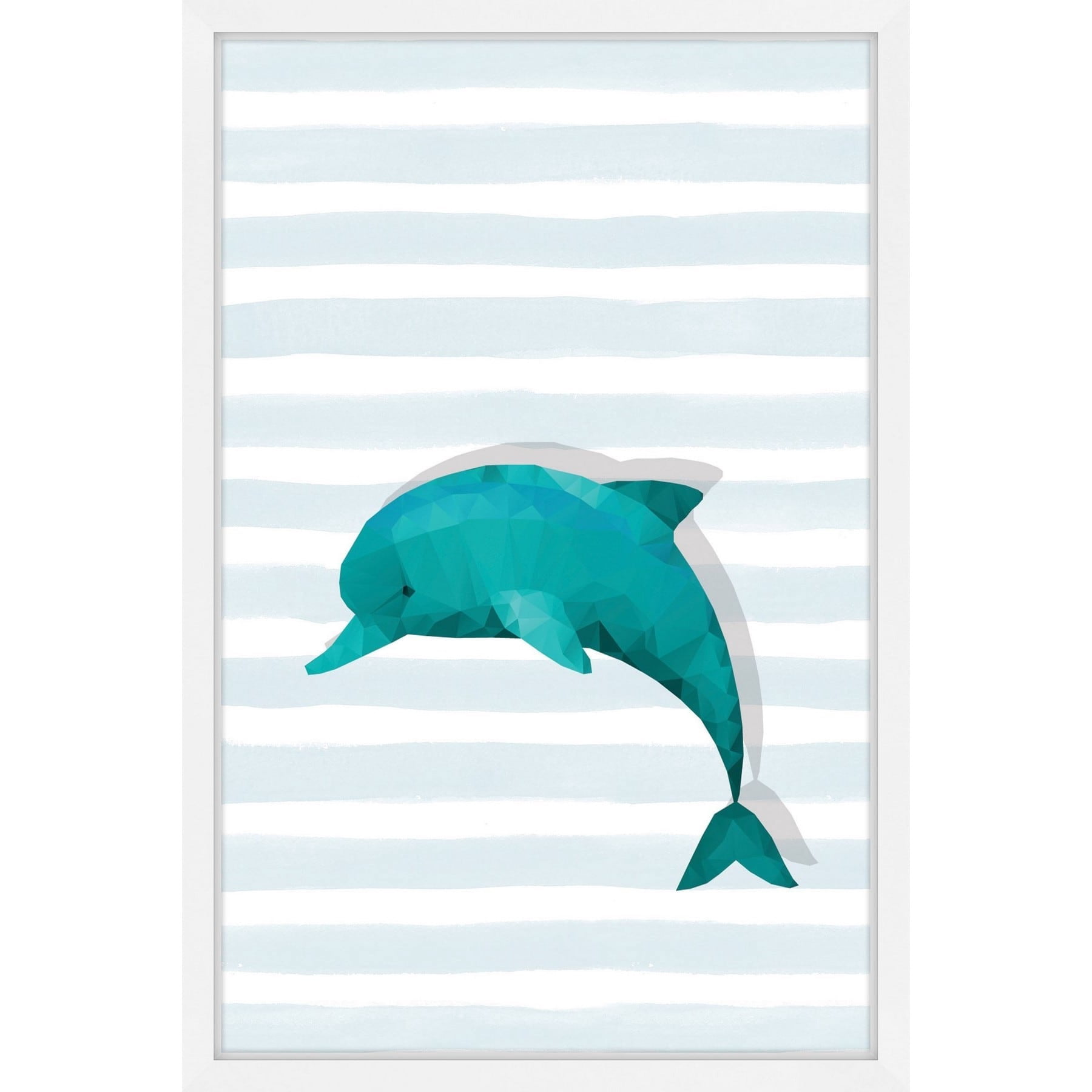 Marmont Hill "Dolphin" Framed Painting Print