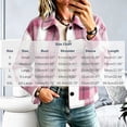 thumbnail image 3 of Enjoytime Fall Jackets for Women Plaid Lapel Collar Button Down Cropped Jacket Trendy Casual Coat Fashion Long Sleeve Outerwear, 3 of 7