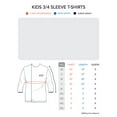 thumbnail image 6 of Hat and Beyond Kids Premium Colorblock Casual ¾ Raglan Sleeve Baseball T-Shirts, 6 of 6