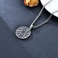 thumbnail image 3 of SISGEM 925 Sterling Silver Star of David Pendant Gift Jewelry Necklace for Men Father Dad, 3 of 7