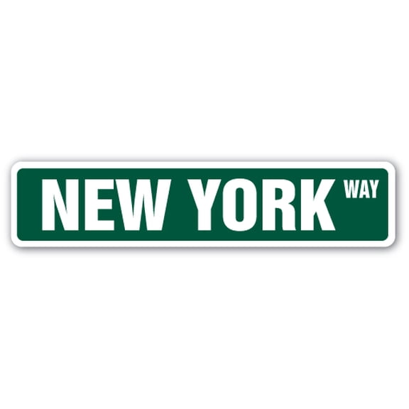 New York Street [3 Pack] of Vinyl Decal Stickers |for Laptop Car