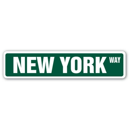 Manhatten 1 Light - NEW YORK Street Sign NYC city Manhatten Broadway Times | Indoor/Outdoor | 24
